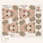 P-Small-75 Portachiavi Teddy