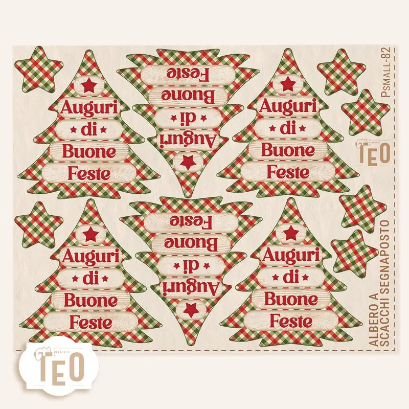 p-SMALL-82 Albero Scacchi Segnaposto P-Small-82 Albero Scacchi Segnaposto - immagine 1