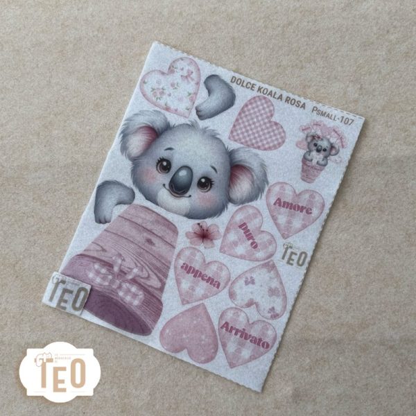P-Small-107 Dolce Koala Rosa - immagine 2