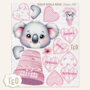 P-Small-107 Dolce Koala Rosa