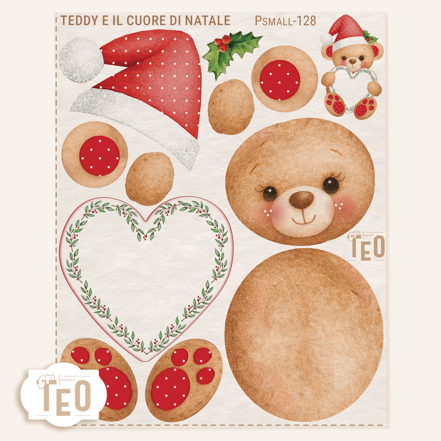 p-small-128 P-Small-128 Teddy e il cuore di Natale - immagine 1