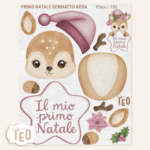P-Small-165 Primo Natale Cerbiatto Rosa
