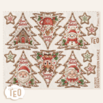 P-Small-167 Albero Segnaposto Buon Natale