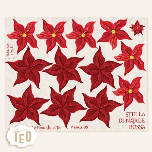 P-Small-35 Stella di Natale Rossa - immagine 1