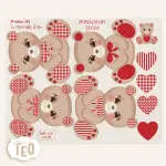 P-Small-65 Portachiavi Teddy