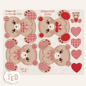 P-Small-65 Portachiavi Teddy