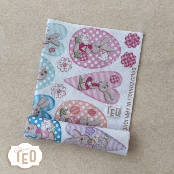P-141 Dolci Conigli in Appliqué - immagine 2
