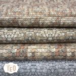 Pannolenci Fantasia " Effetto Tetto e Pietra"