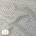 Tessuto Panama Petit Pois Cielo-Fantasia a Pois h 280 cm- Misto cotone - immagine 2