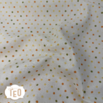 Tessuto Panama Petit Pois Sole-Fantasia a Pois h 280 cm- Misto cotone - immagine 2