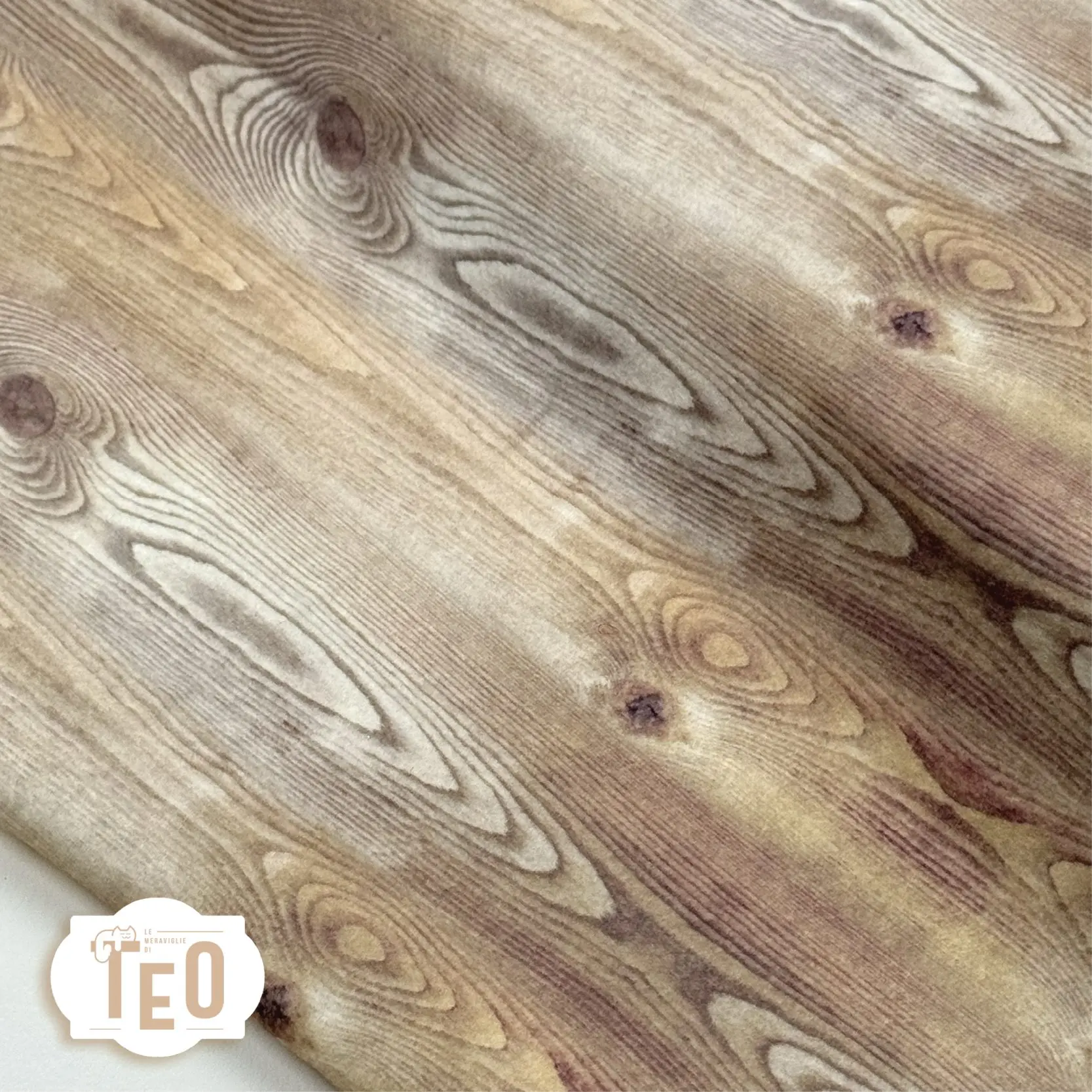 Pannolenci Fantasia" Effetto Legno" - immagine 3