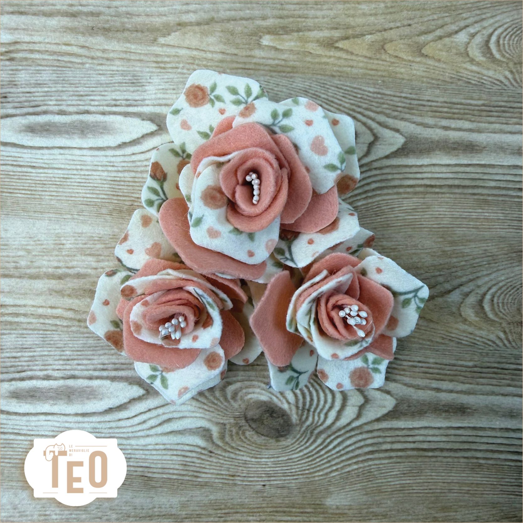 tris rose chic albicocca Kit Tris Rose Chic - immagine 1