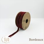 Nastro in velluto con bordino oro - immagine 3