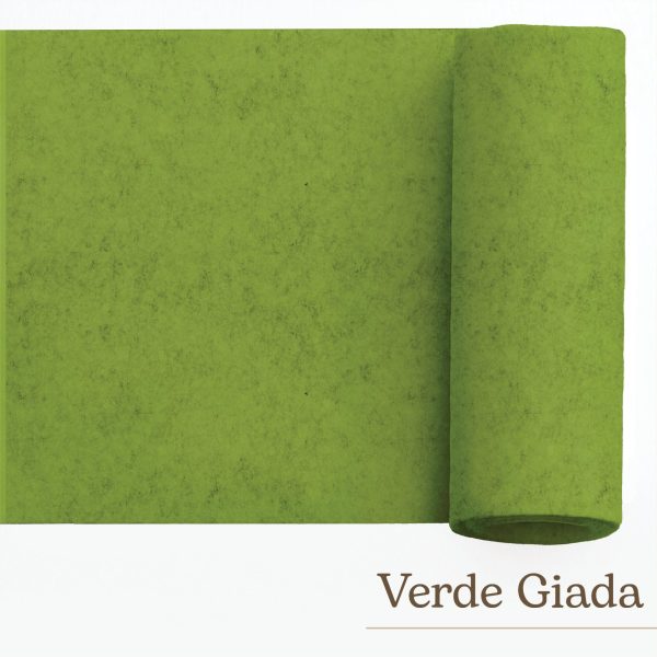 Feltro 3mm NOTE DI VERDE SCURO - immagine 4